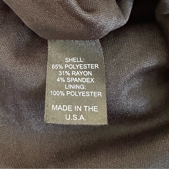 Igigi Designer Special Occasion Dress Size 14/16 Black Shimmer Mid-Length NWT - Picture 13 of 16